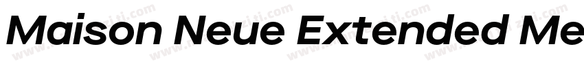 Maison Neue Extended Medium字体转换